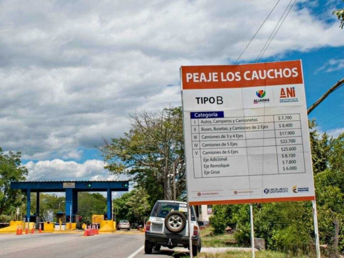 Se incrementa el precio de los peajes en el Huila
