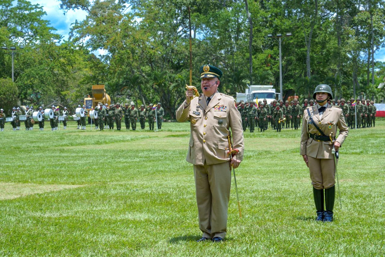 Los retos que asume el nuevo comandante de la Segunda División del Ejército Nacional. Foto: Ejército Nacional. 