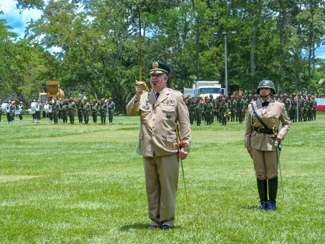 Los retos que asume el nuevo comandante de la Segunda División del Ejército Nacional. Foto: Ejército Nacional.