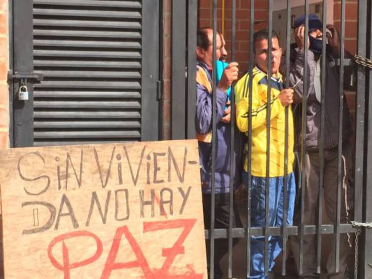 Desplazados nuevamente se toman un predio en el sur de Bogotá