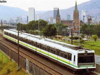 Metro de Medellín en funcionamiento. Foto: Colprensa