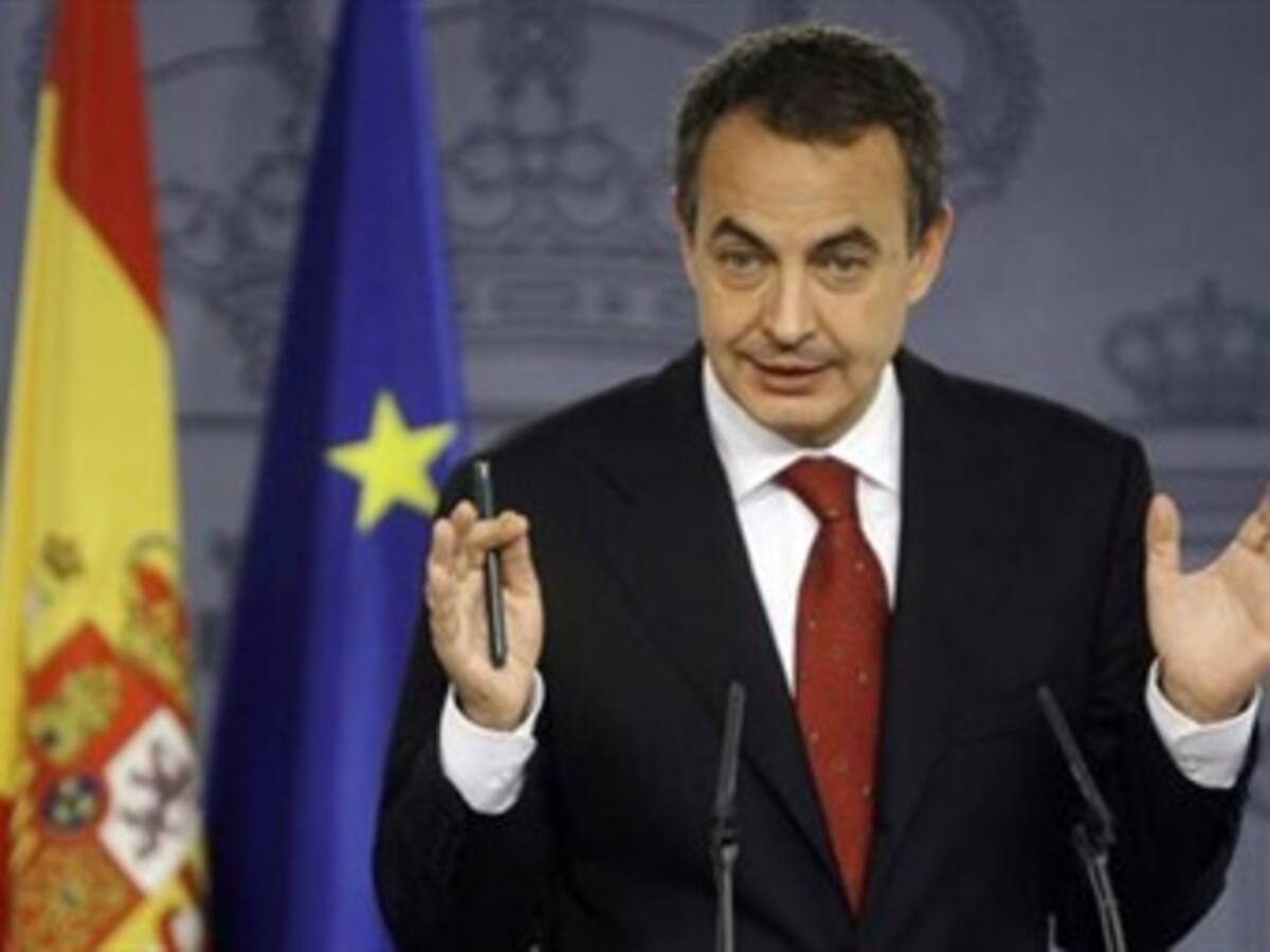 Rodríguez Zapatero tiene un pequeño lapsus 'sexual' durante rueda de prensa