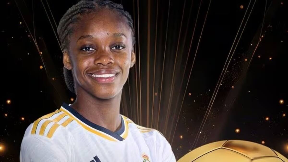 Butragueño recibe el ‘Golden Girl’ de Linda Caicedo: “Representa los valores del Madrid”