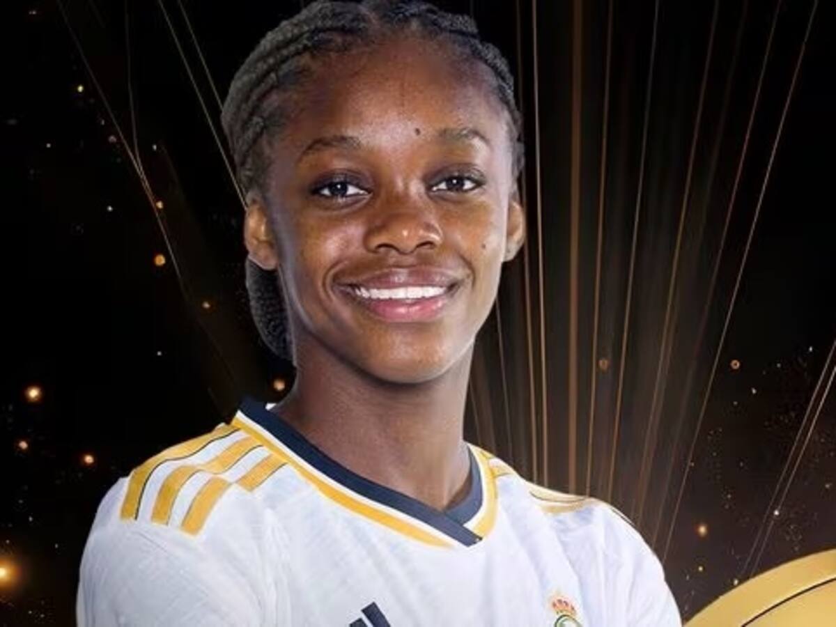 Butragueño recibe el ‘Golden Girl’ de Linda Caicedo: “Representa los valores del Madrid”