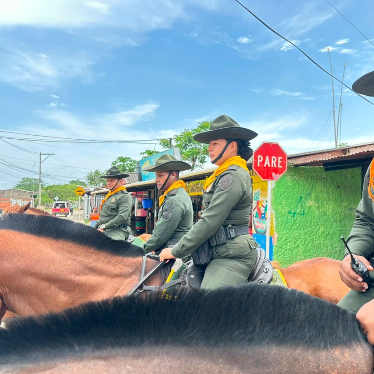 Policía llegó hasta el corregimiento de Cañaveral en Turbaco con brigada de salud