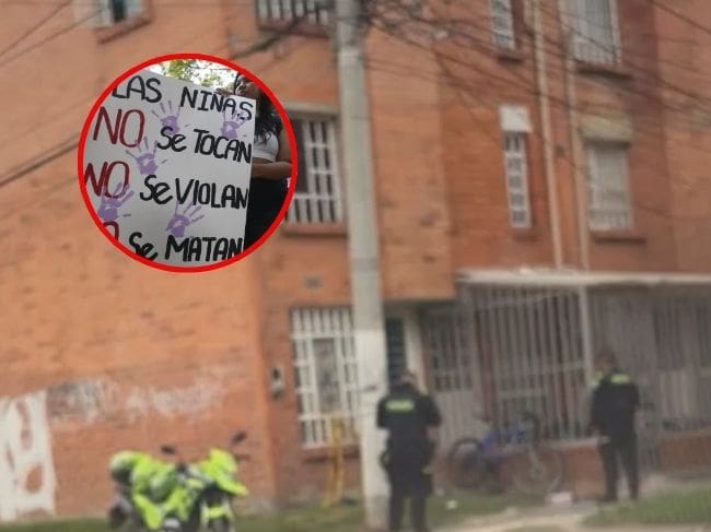 Menor de 9 años fue asesinada por la expareja de su madre en Mosquera, Cundinamarca. Foto: Redes Sociales/EFE/Ernesto Guzmán