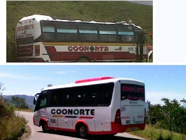 Uribe usó foto antigua para referirse a bus con explosivos en Antioquia