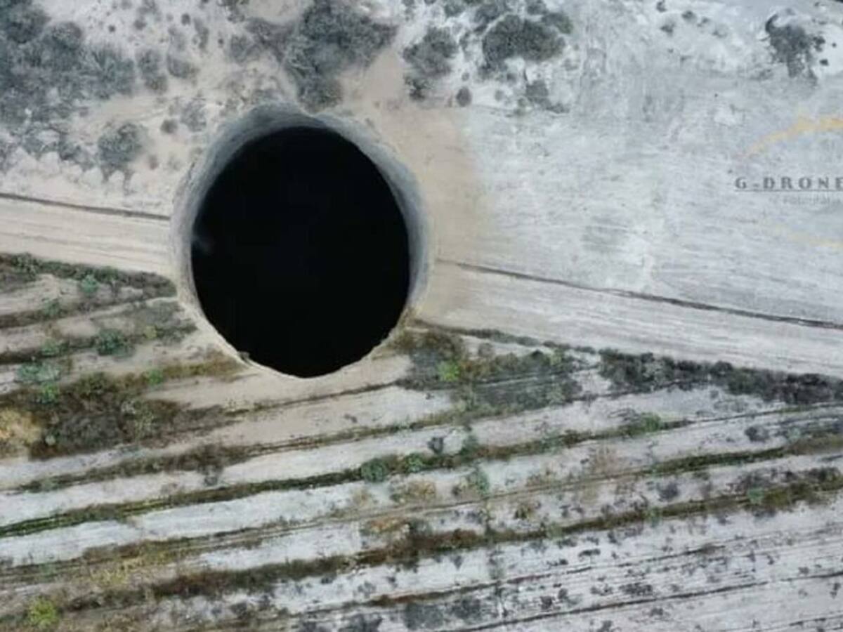 Alarma por un extraño agujero que apareció en Chile: ¿De qué trata?