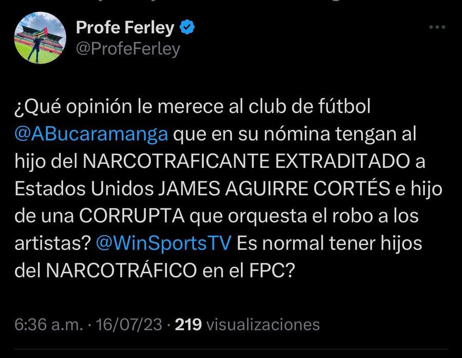 La metida de “pata” del candidato a la Gobernación de Santander el profe Ferley Sierra