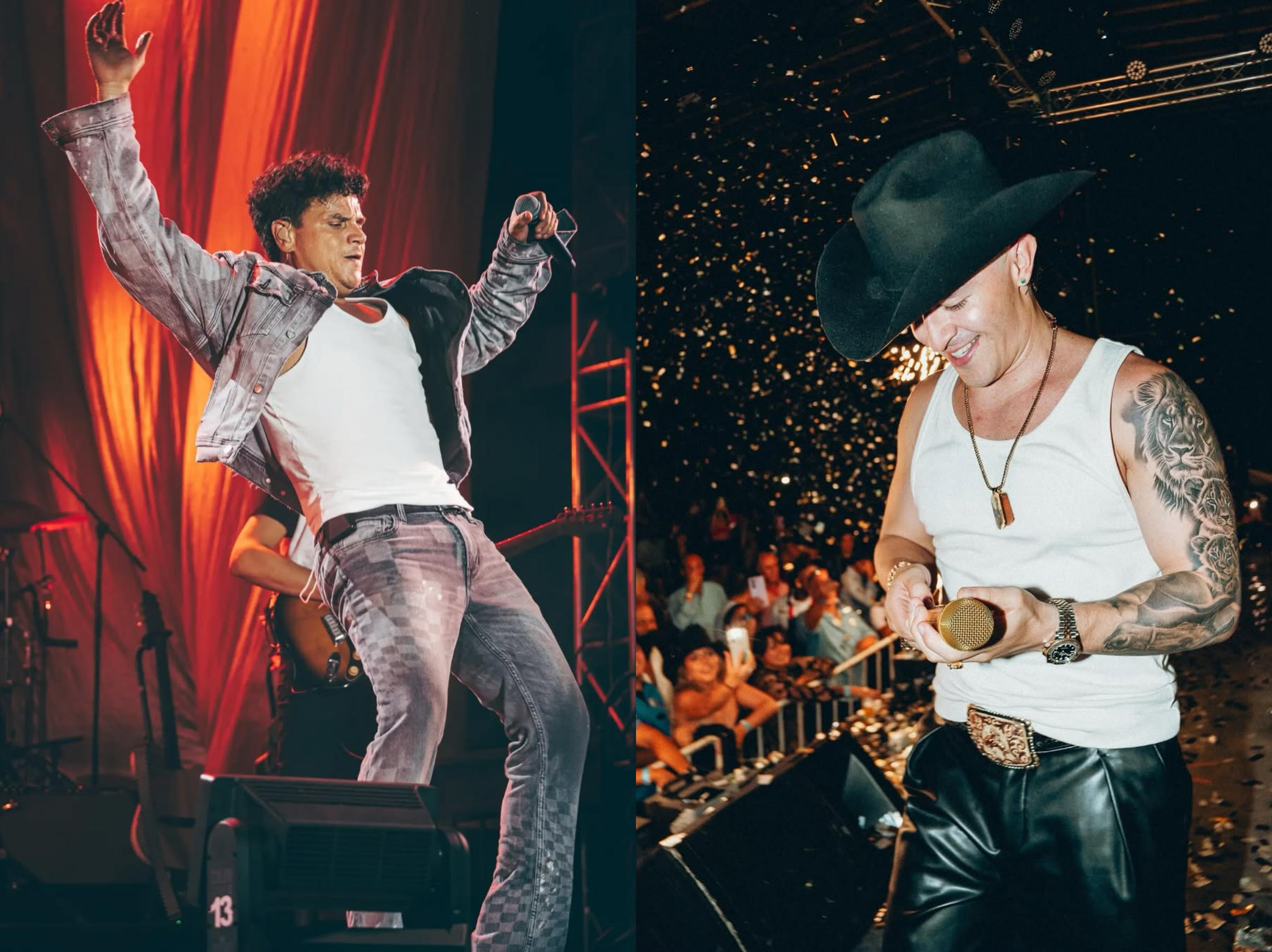 Silvestre Dangond y Luis Alfonso - Fotos tomadas de Instagram de ambos artistas.