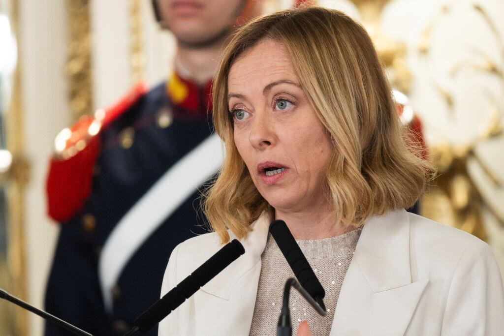 Giorgia Meloni. I Foto: Tomas Cuesta/Getty Images.