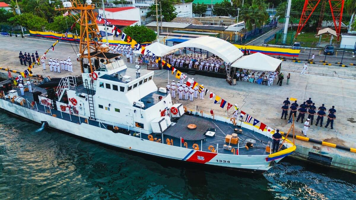 Gobierno de Estado Unidos entregó tres embarcaciones a la Armada de Colombia