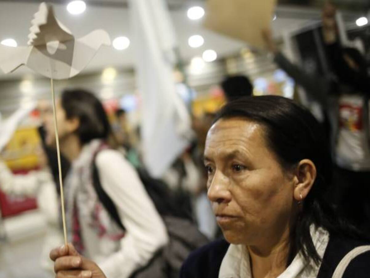 Caminantes por la paz llegan hoy a la plaza de Bolívar