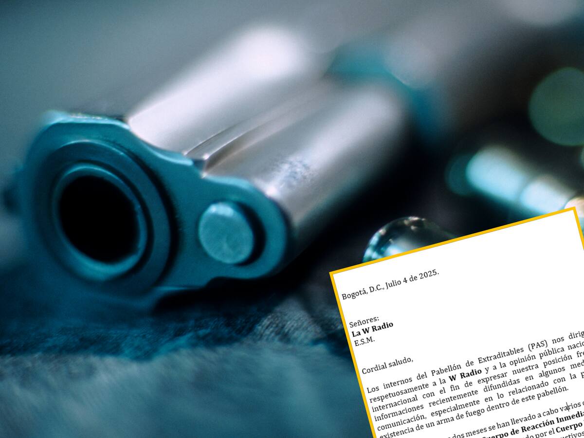 Carta de internos de pabellón extraditables de La Picota: habla de pistola que escondió ‘Pipe Tuluá’