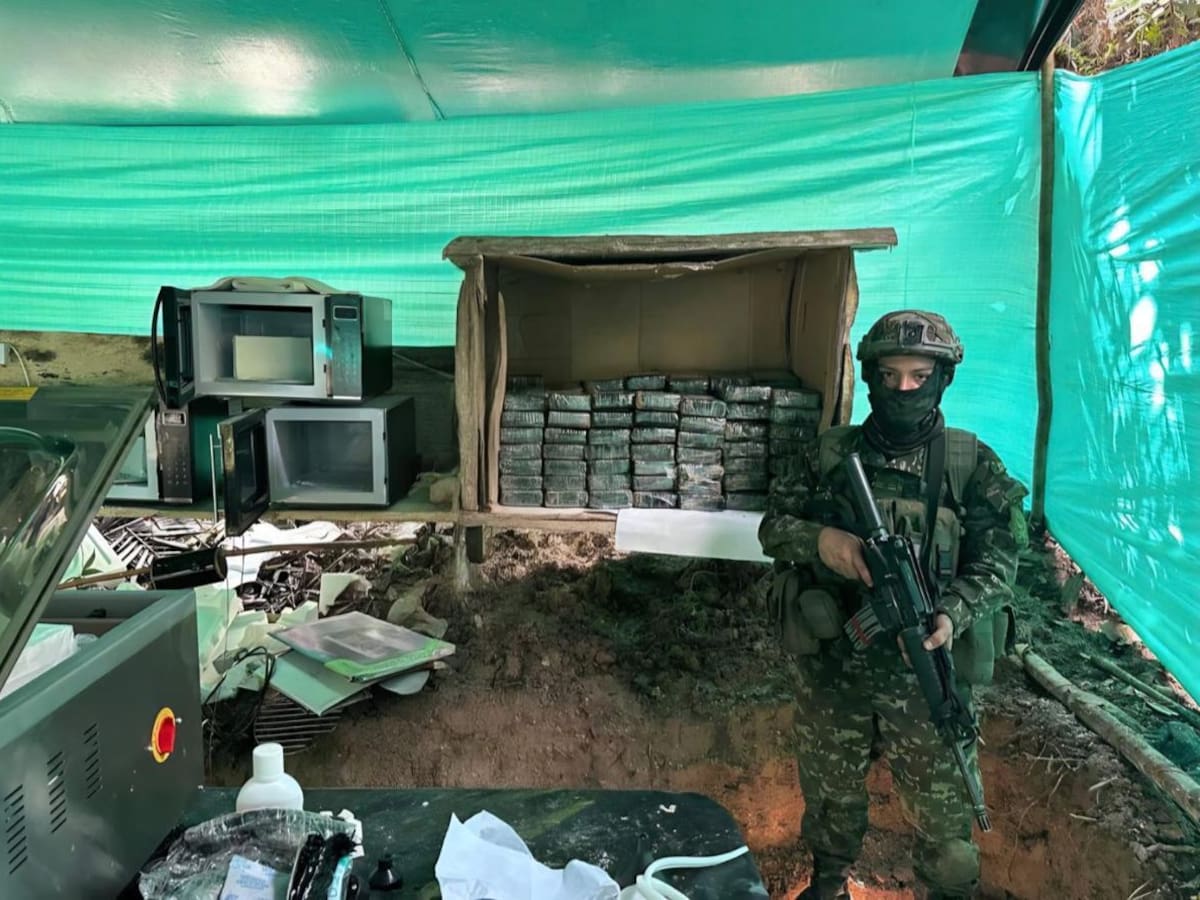 Ejército destruyó laboratorio del Clan del Golfo en Sabana de Torres, Santander