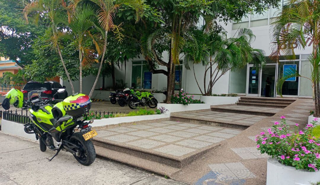 Una de las entidades a la que asaltaron.