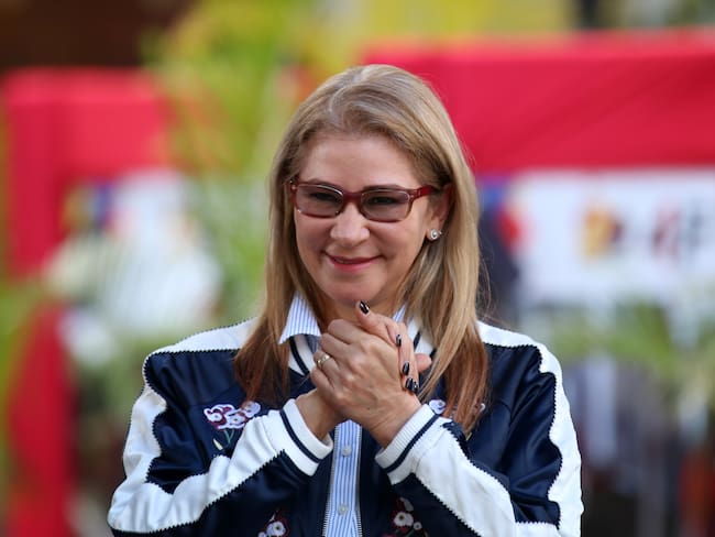La esposa de Nicolás Maduro, Cilia Flores.
(Photo by Lokman Ilhan/Anadolu Agency/Getty Images)