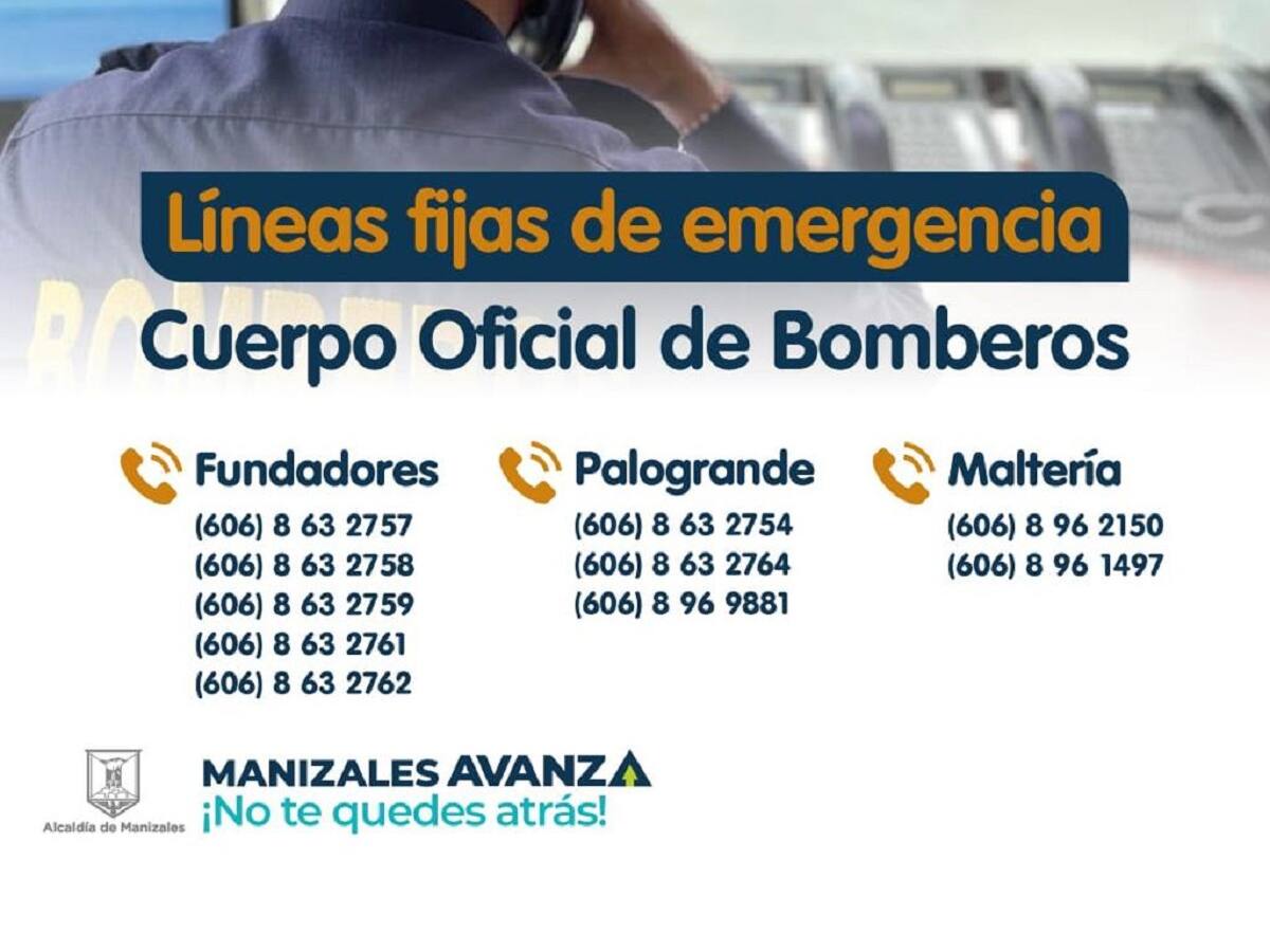 Con otras líneas de emergencia quieren descongestionar la 119 en Manizales