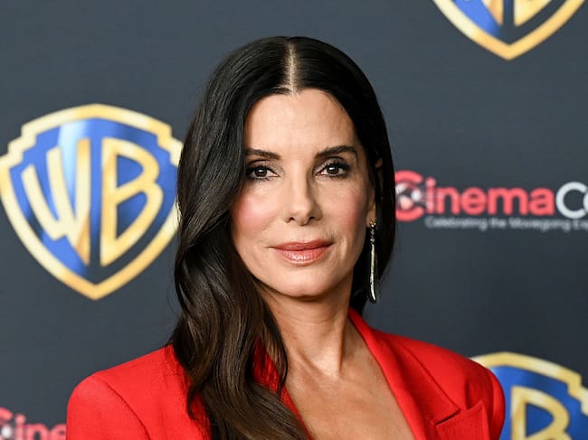 Sandra Bullock at the Warner Bros. Pictures Photocall during CinemaCon 2026, the official convention of Cinema United, at The Dolby Colosseum at Caesars Palace on April 14, 2026 in Las Vegas, Nevada. (Photo by Gilbert Flores/Variety via Getty Images)