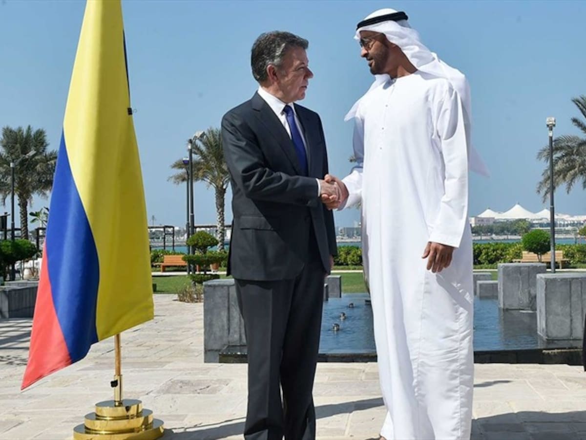 Santos dice que Emiratos posee mucho de lo que Colombia necesita