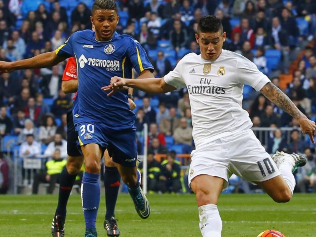 Luego de tres meses James volvió a jugar un partido completo con el Real Madrid