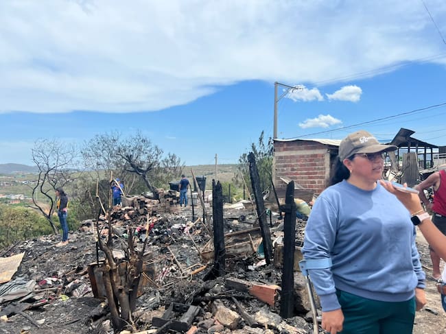 Damnificados de Las Cumbres reclaman ayudas humanitarias / Foto Caracol Cúcuta