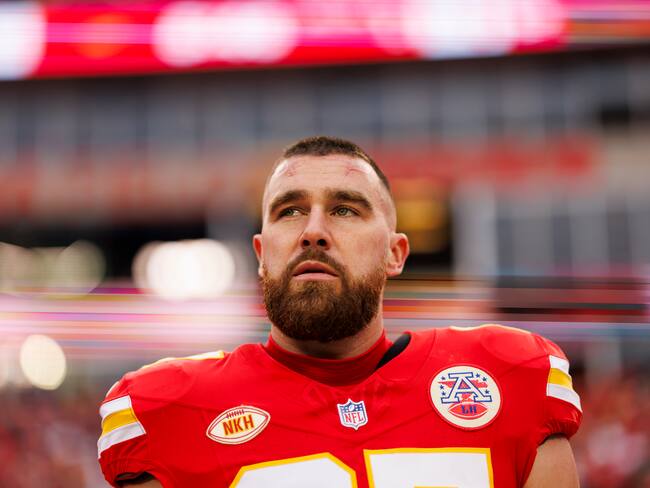 Travis Kelce de los Kansas City Chiefs. (Photo by Ryan Kang/Getty Images)