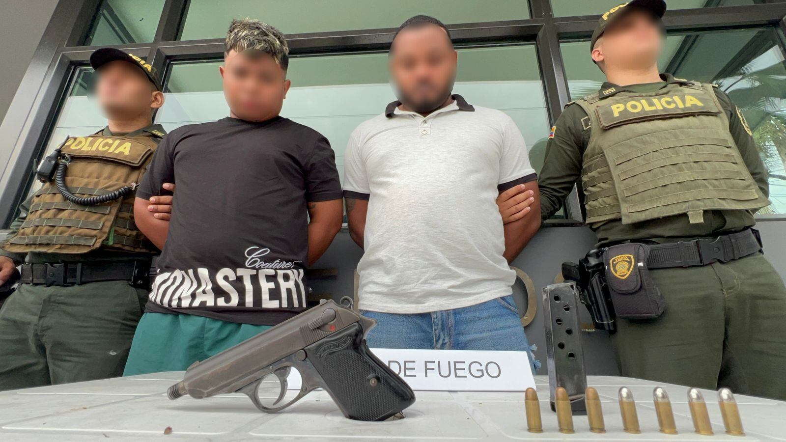 17 capturados con armas de fuego ilegales en las últimas 72 horas en Cartagena