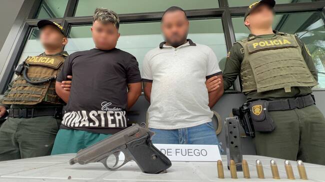 17 capturados con armas de fuego ilegales en las últimas 72 horas en Cartagena