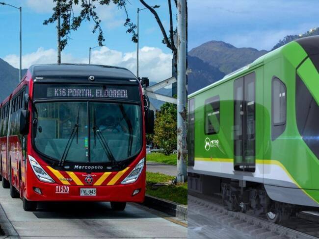 Transmilenio y Metro de Bogotá.