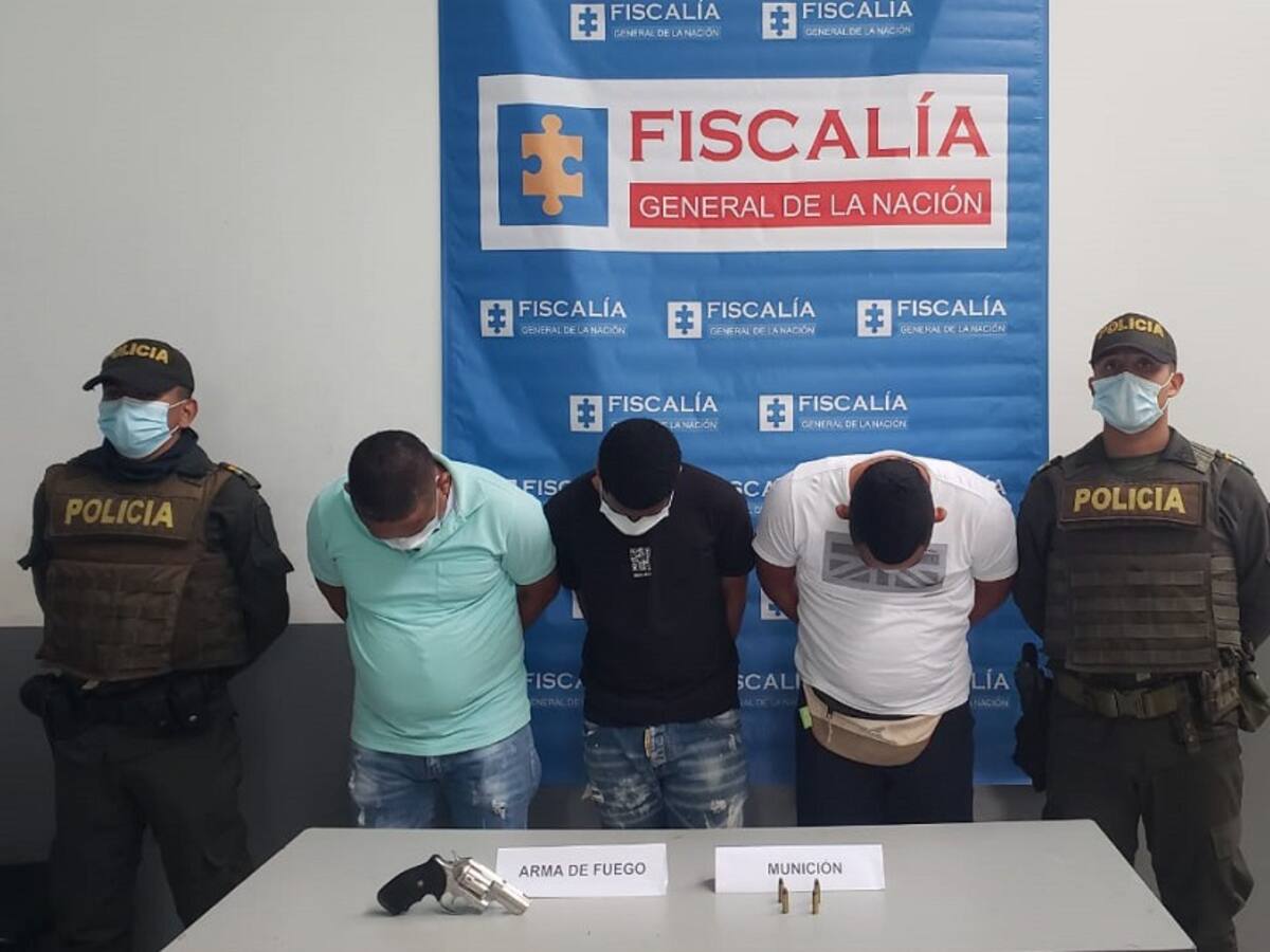 Tres hombres fueron capturados por hurto de $25 millones