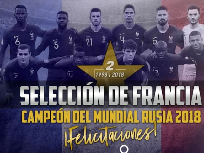 ¡Hay nuevo rey: Francia se coronó campeón del Mundial de Rusia!