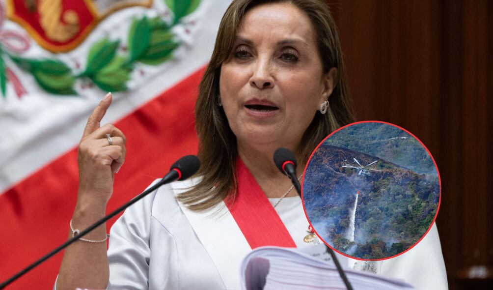 Dina Boluarte declarará estado de emergencia en Perú por incendios forestales. ( Foto: EFE / AFP / Caracol Radio )