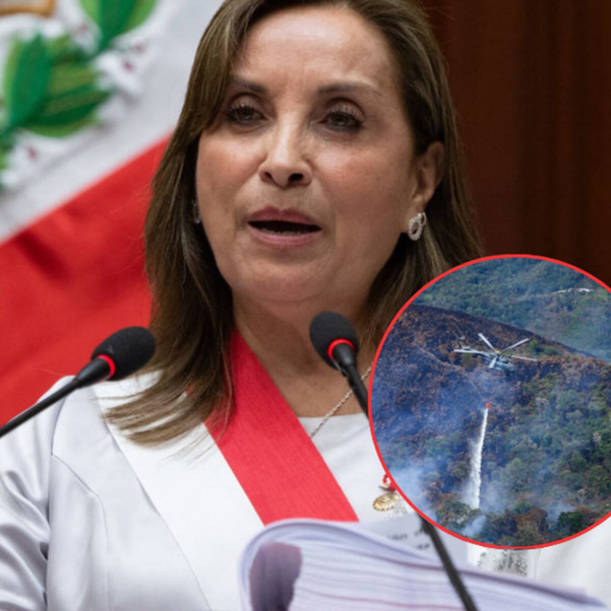 Dina Boluarte decreta estado de emergencia en tres departamentos por incendios forestales