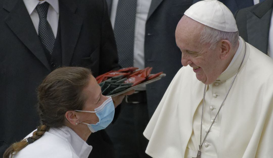 Papa Francisco en su audiencia
