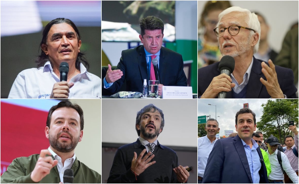 Candidatos a la Alcaldía de Bogotá.