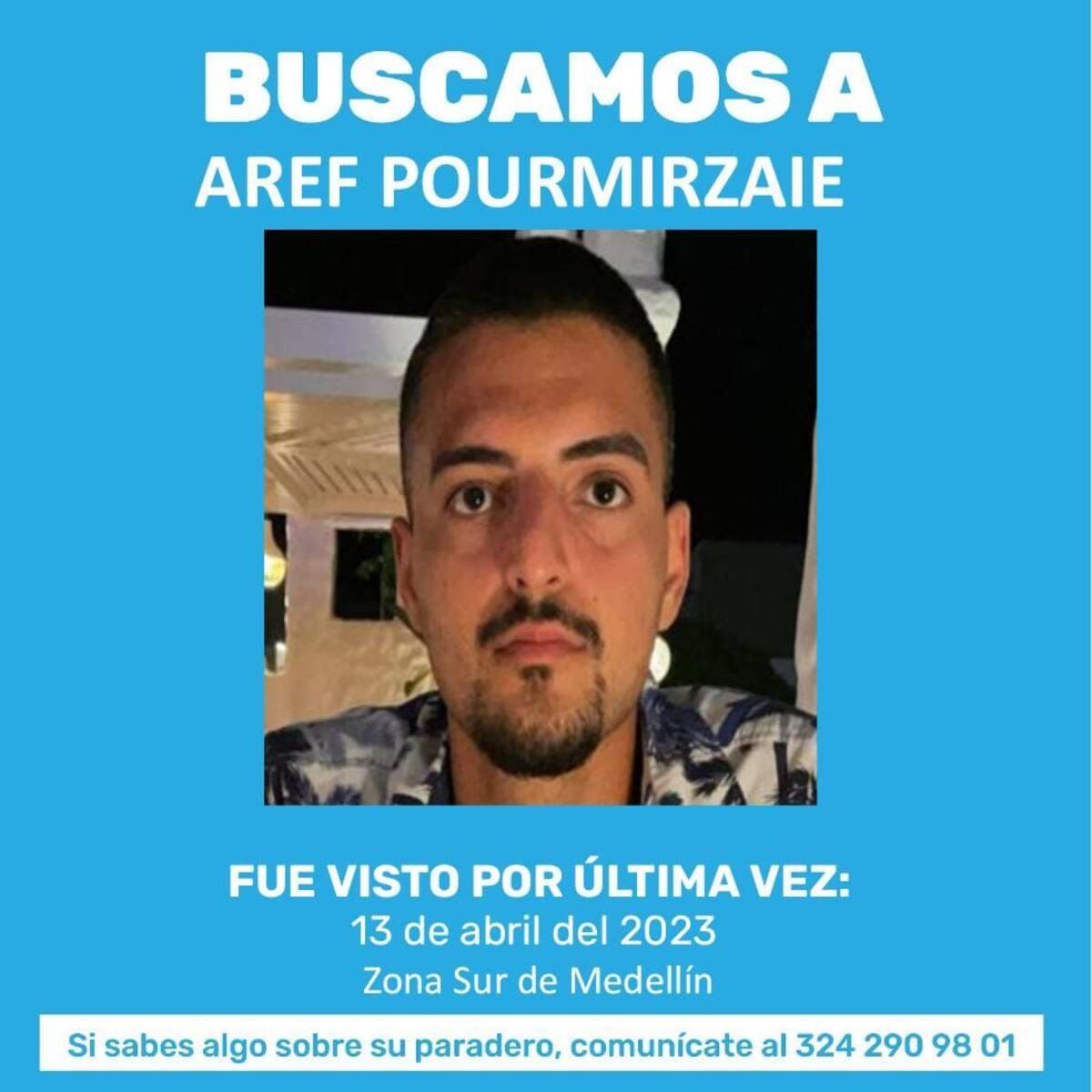 El celular sería la pista para ubicar al extranjero desaparecido en Medellín