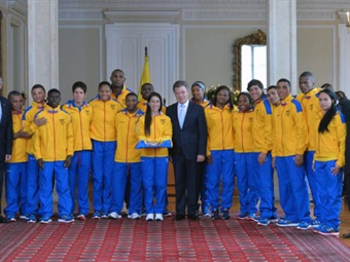 Colombia está en vía de ser una potencia deportiva: Santos