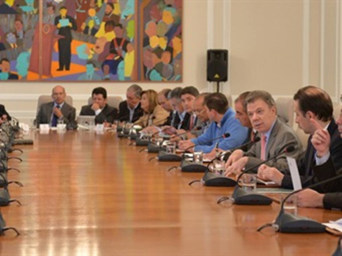 En Casa de Nariño se realizó primer consejo de ministros de 2014