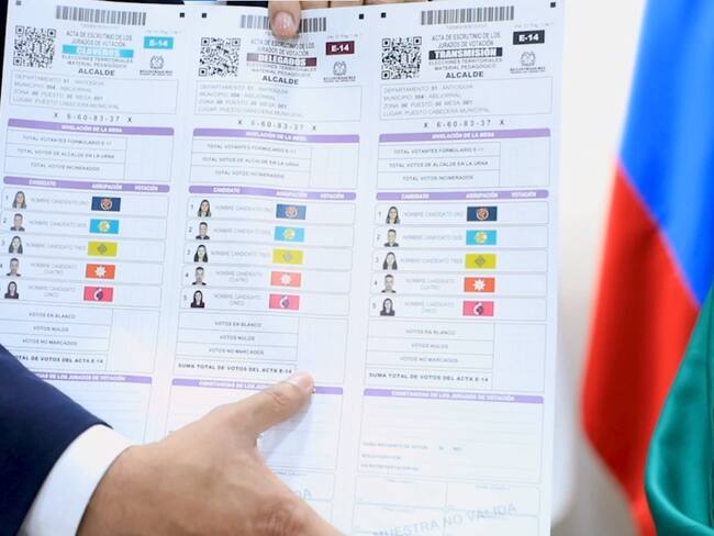 Formulario E14 tendrá cambios en estas elecciones regionales para evitar tachaduras
