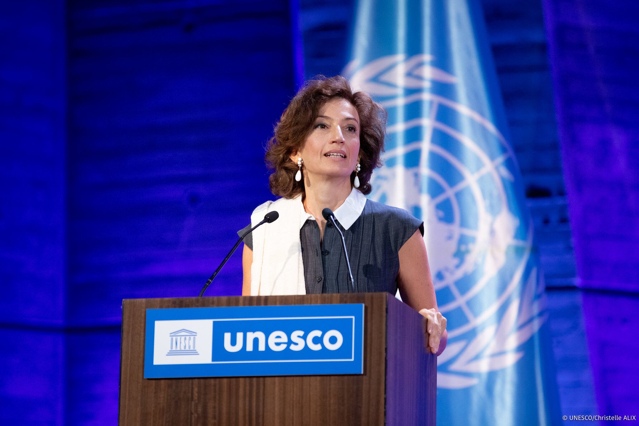 La Directora General de la UNESCO, Audrey Azoulay.

(Foto: Cortesía UNESCO)