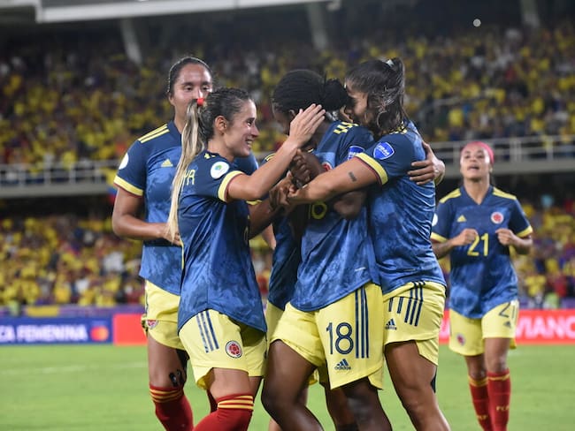 17 de julio de 2022. La Selección Colombia Femenina de Mayores derrotó 2-1 a su similar de Ecuador en el estadio Pascual Guerrero.
