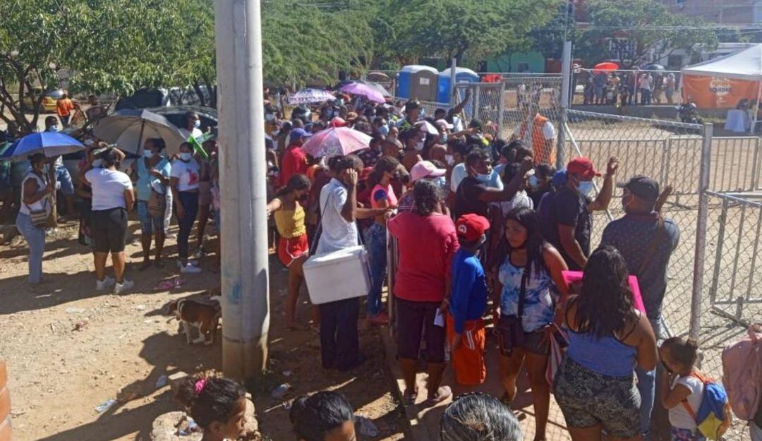 Jornada de vacunación en Taganga