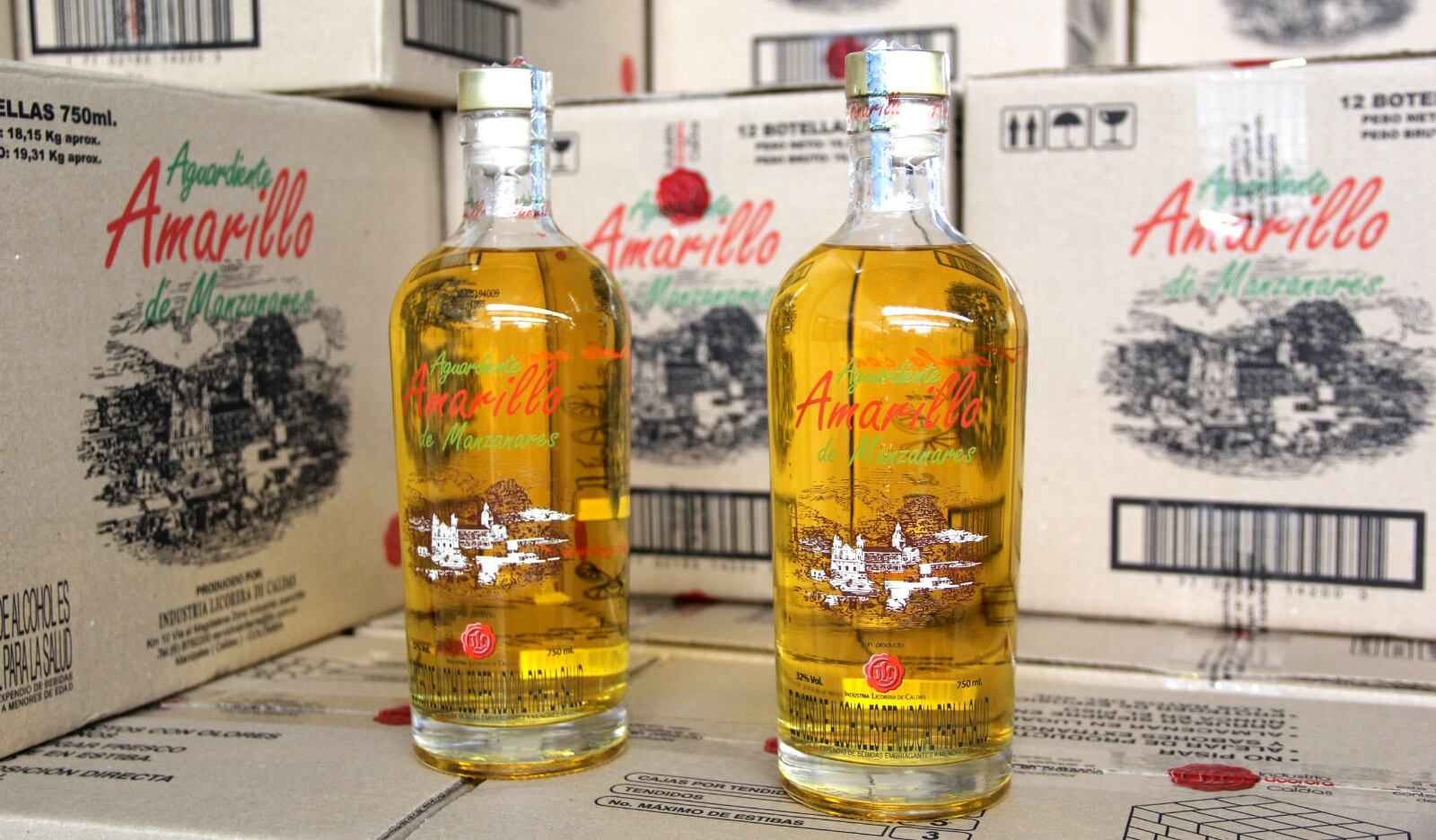 Industria Licorera de Caldas - Aguardiente Amarillo