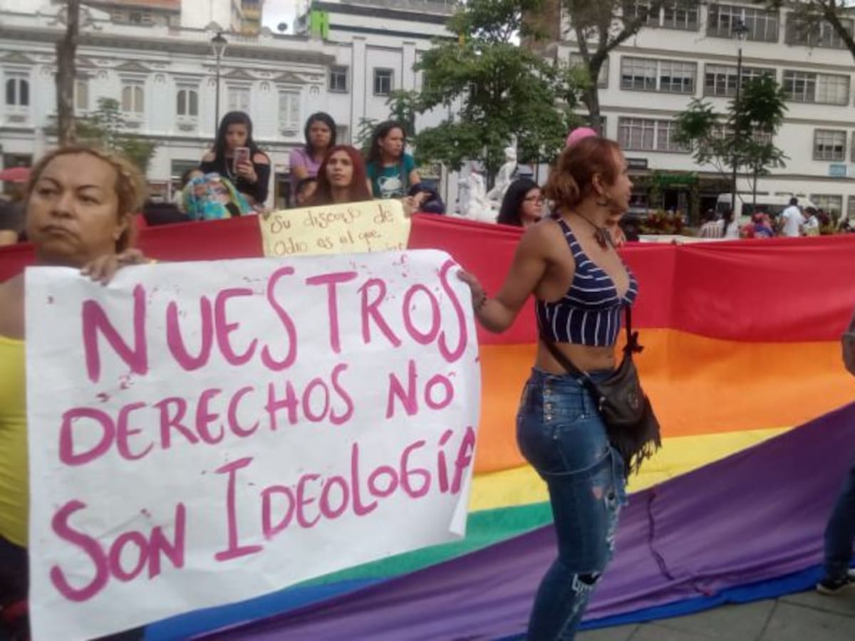 Protesta por rechazo a la ideología de género en Ibagué