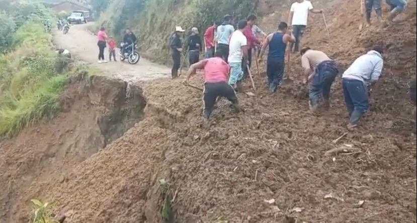 Múltiples afectaciones dejan las lluvias en el norte de Nariño. | Foto: Redes Sociales.