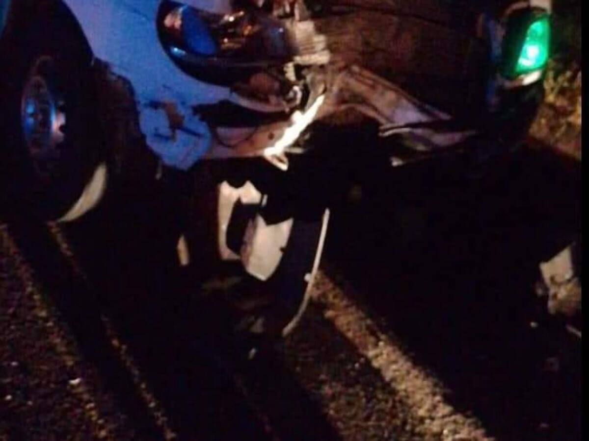 Choque entre buseta y motocicleta dejó un muerto en la Vía al Mar