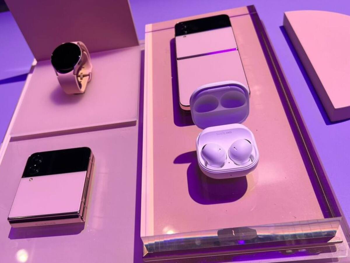 Dos celulares plegables, audífonos y reloj: los lanzamientos de Samsung