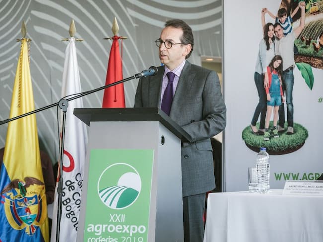 Ministro Andrés Valencia en Agroexpo 2019
