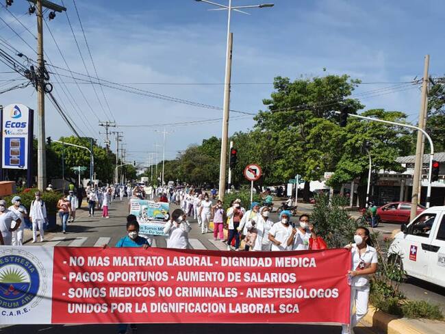 Sin salarios hace 11 meses trabajadores del Hospital Rosario Pumarejo